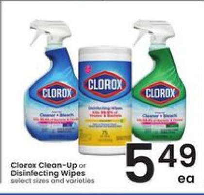 Clorox Clean-Up or Disinfecting Wipes