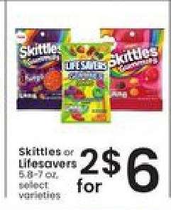 Skittles or Lifesavers