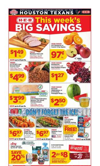H-E-B Flyer - 08/19/2026 - 08/25/2026.
