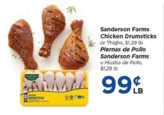 Sanderson Farms Chicken Drumsticks