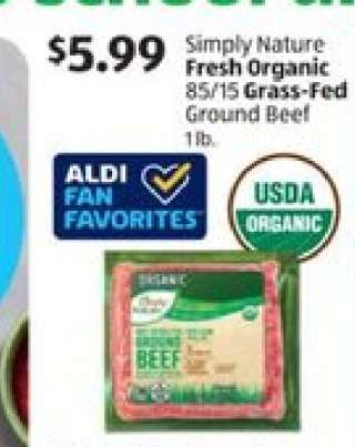 Simply Nature Fresh Organic Ground Beef