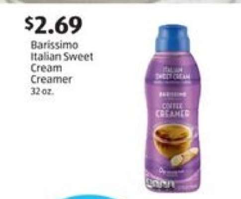 Barissimo Italian Sweet Cream Creamer