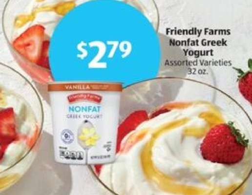 Friendly Farms Nonfat Greek Yogurt