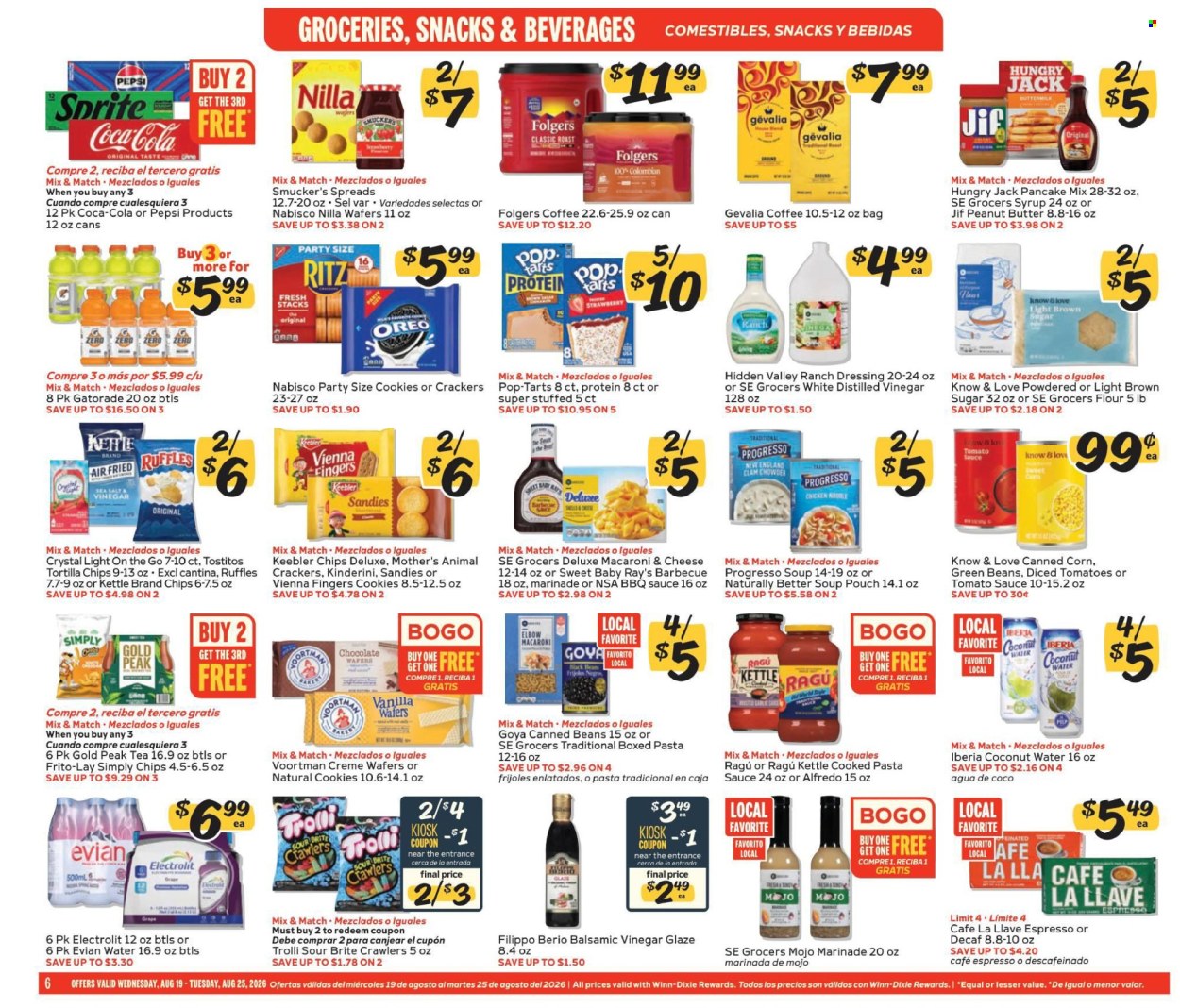 Winn Dixie ad - 08/19/2026 - 08/25/2026. Page 6