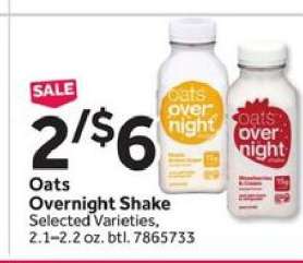 Oats Overnight shake