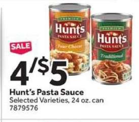 Hunt's Pasta Sauce