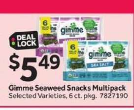 Gimme Seaweed Snacks Multipack