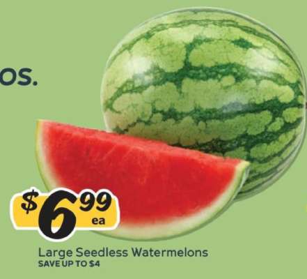Large Seedless Watermelons