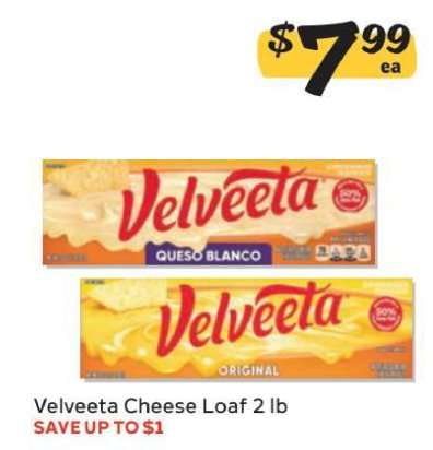 Velveeta Cheese Loaf 2 lb