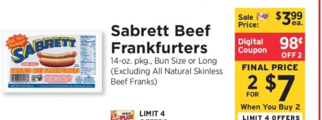 Sabrett Beef Frankfurters