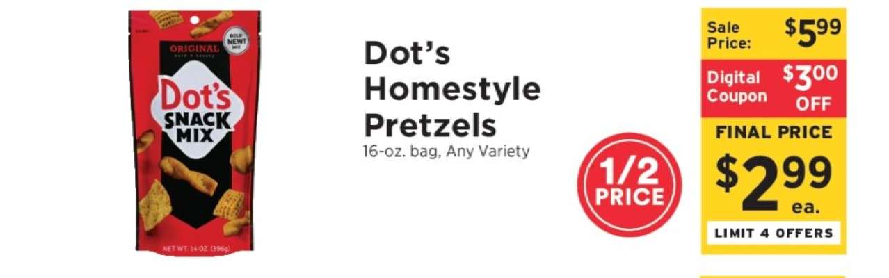 Dot's Homestyle Pretzels