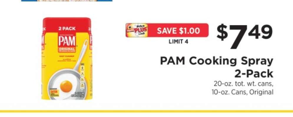 Pam Cooking Spray 2-Pack