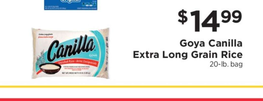 Goya Canilla Extra Long Grain Rice