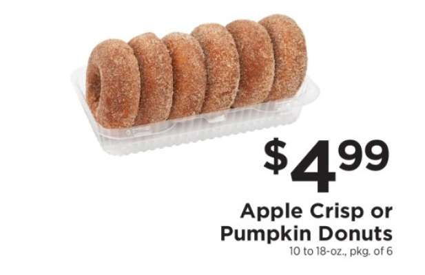 Apple Crisp or Pumpkin Donuts