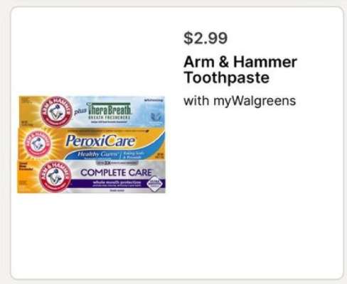 Arm & Hammer Toothpaste
