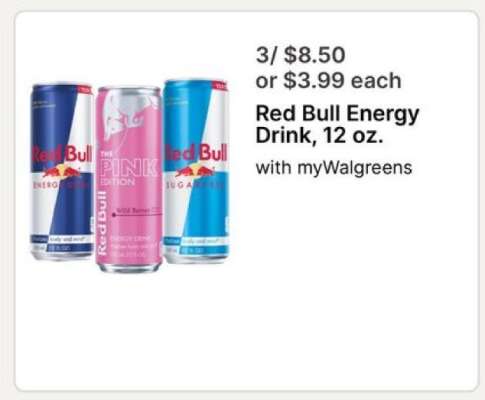 Red Bull Energy Drink, 12 oz.
