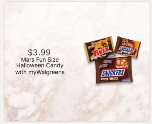 Mars Fun Size Halloween Candy