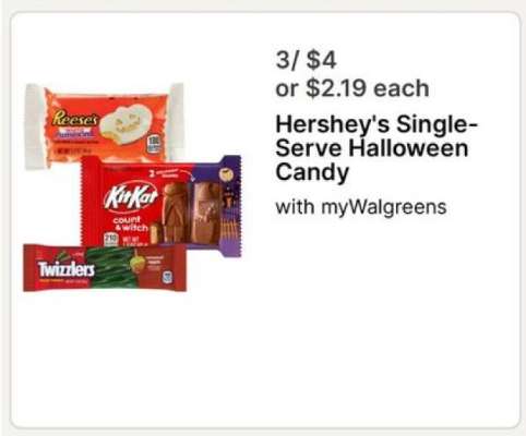 Hershey's Single-Serve Halloween Candy