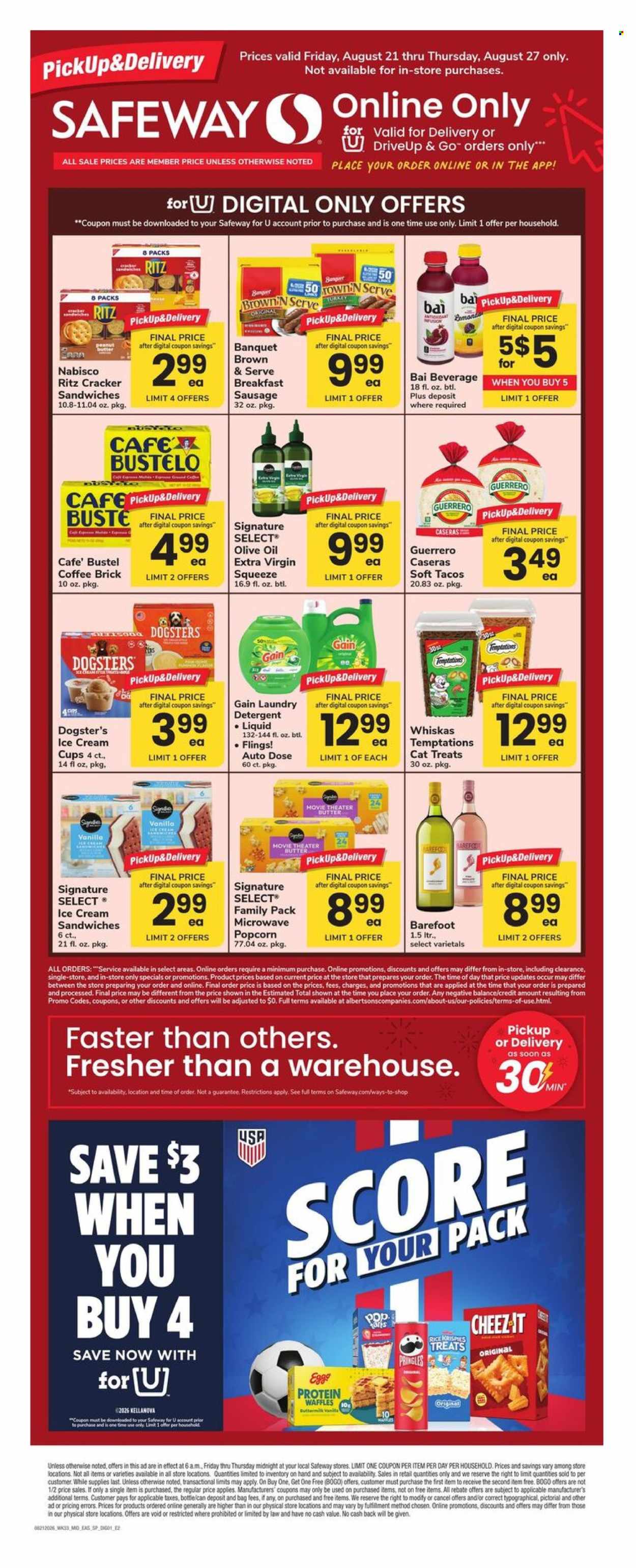 Safeway ad - 08/21/2026 - 08/27/2026. Page 1