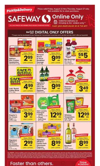 Safeway Flyer - 08/21/2026 - 08/27/2026.