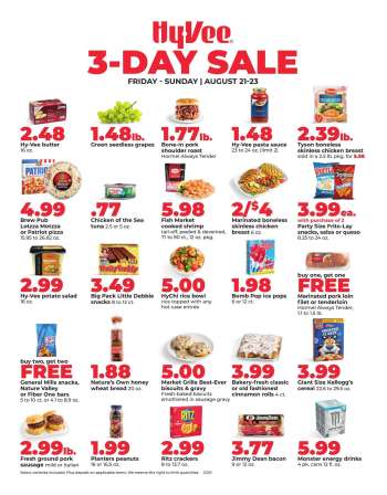 Hy-Vee Flyer - 08/21/2026 - 08/23/2026.