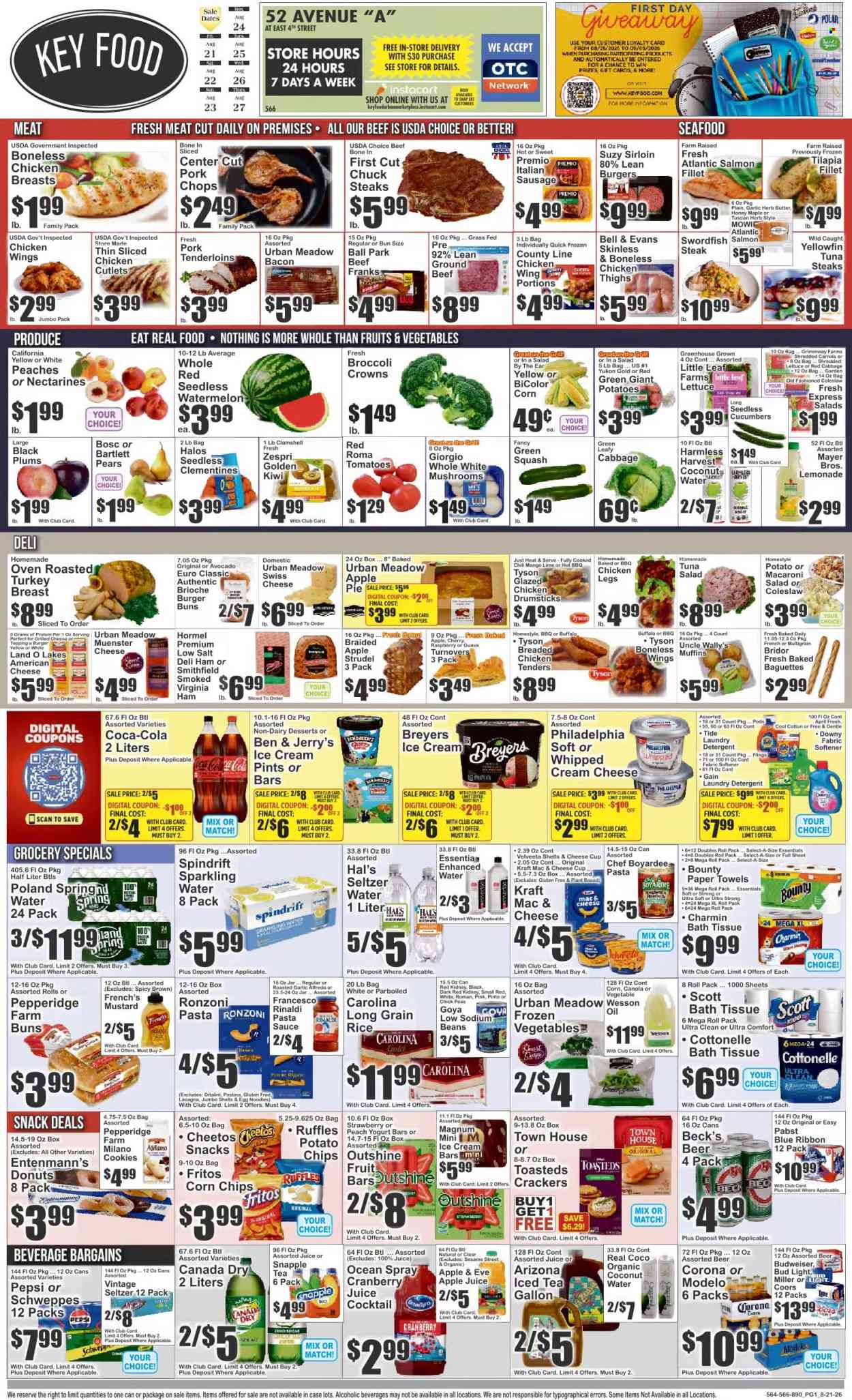 Key Food ad - 08/21/2026 - 08/27/2026. Page 1