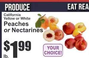 Peaches or Nectarines