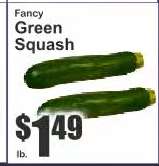 Fancy Green Squash