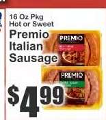Premio Italian Sausage