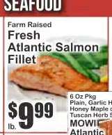 Fresh Atlantic Salmon Fillet