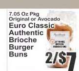 Euro Classic Authentic Brioche Burger Buns