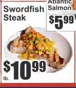 Swordfish steak
