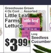 Little Leaf Farms Lettuce