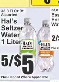 Hal’s Seltzer Water
