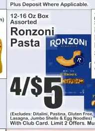 Ronzoni Pasta