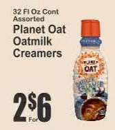 Planet Oat Oatmilk Creamers