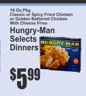 Hungry-Man Selects Dinners