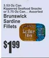 Brunswick Sardine Fillets