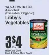 Libby's Vegetables