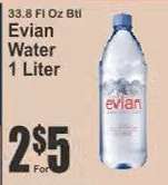 Evian Water