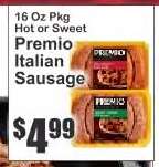 Premio Italian Sausage