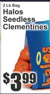 Halos Seedless Clementines