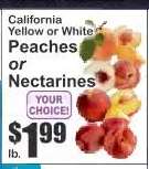 Peaches or Nectarines