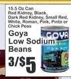 Goya Low Sodium Beans