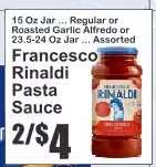 Francesco Rinaldi Pasta Sauce