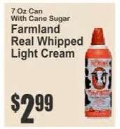 Farmland Real Whipped Light Cream