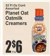 Planet Oat Oatmilk Creamers