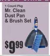Mr. Clean Dust Pan & Brush Set