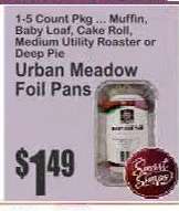 Urban Meadow Foil Pans