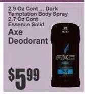 AXE Deodorant